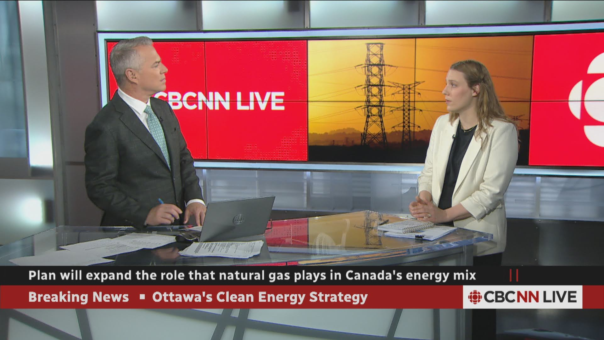 Claire on CBC News